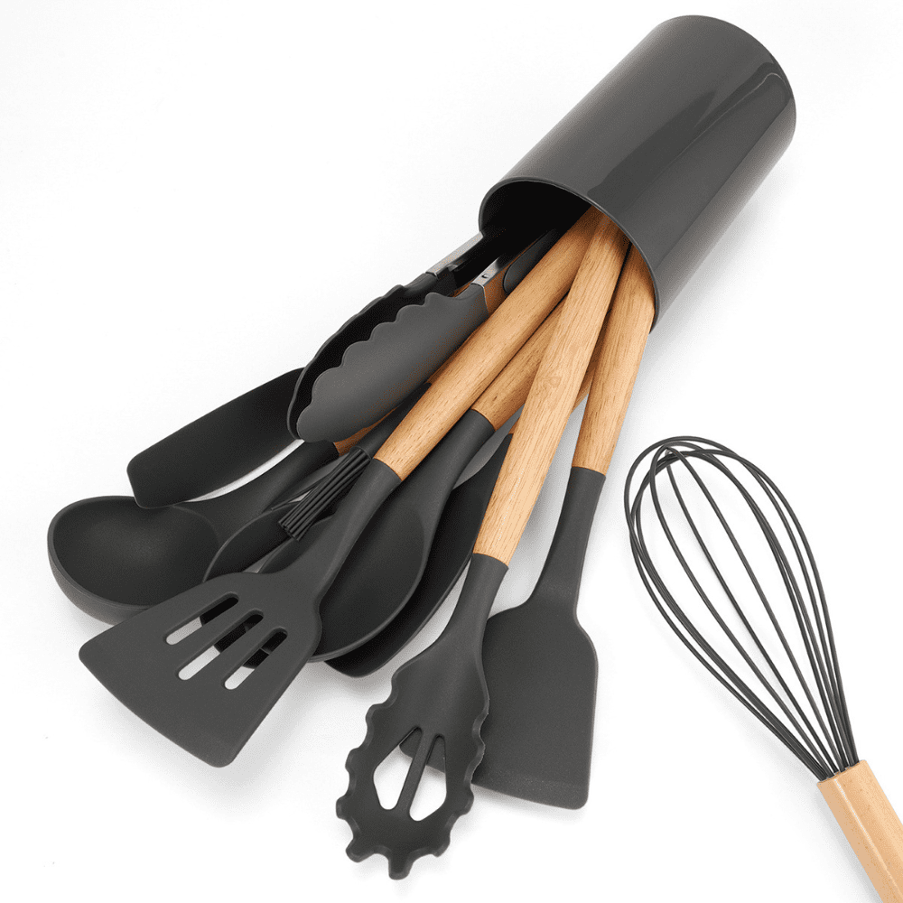 Kit 12 Utensílios de Silicone para cozinha